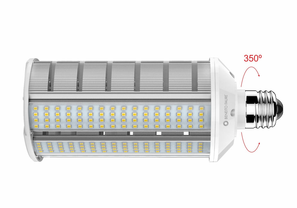 Ampoule LED Beneito Faure puissante d'extérieur à visser (9000 lumens max)  - Lum&smart-pro