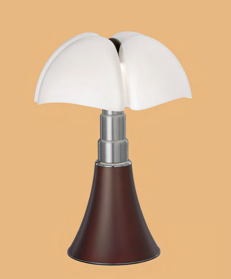 Lampe de Table MINI PIPISTRELLO - 7 W LED 2700K - DIMMABLE - BRONZE