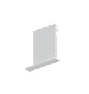 Terminaison linéaire encastré blanc