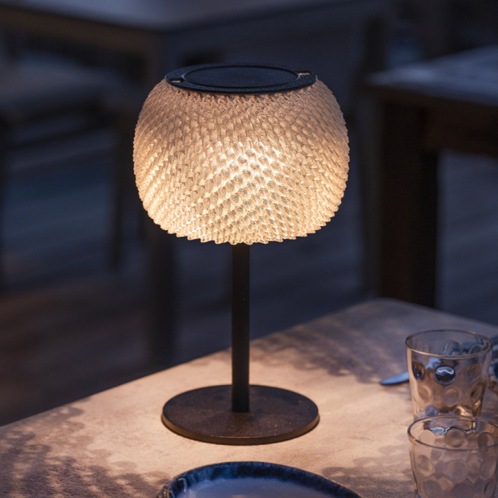Lampe de table solaire safran LOLIE 2700K 200lm