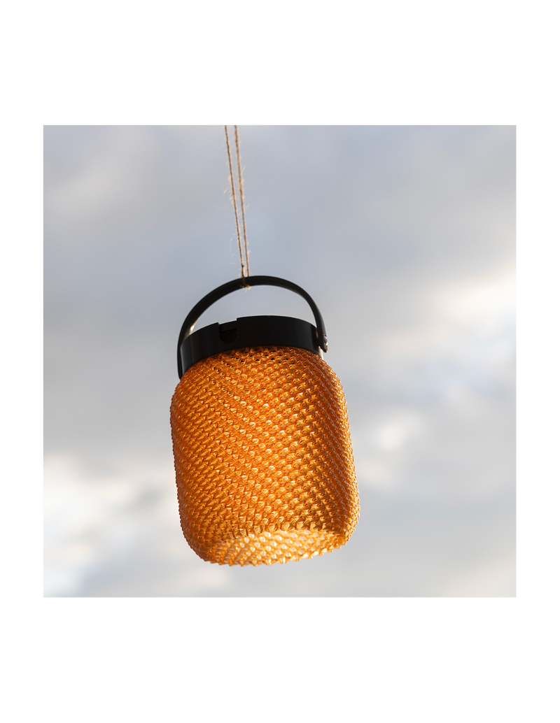 Lampion solaire à suspendre ambre 200lm LOLIE