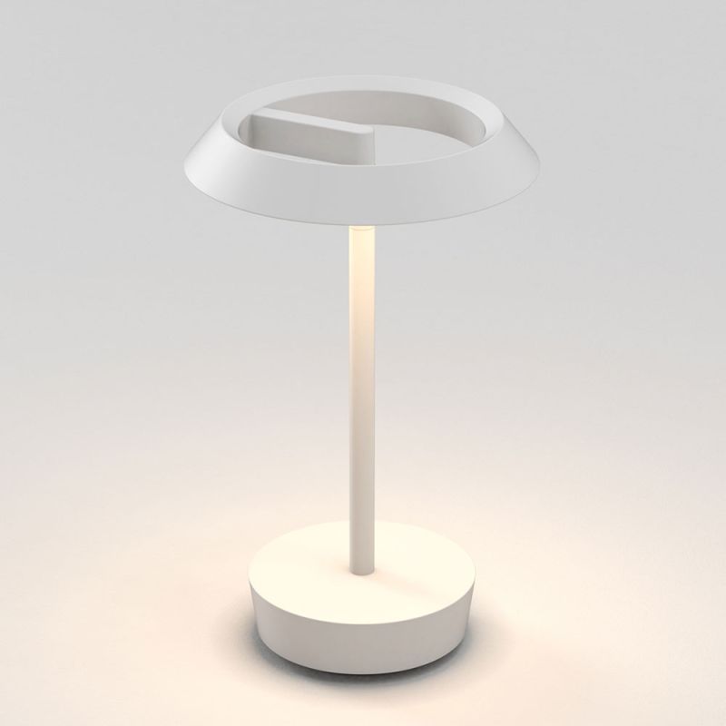 Lampe à poser blanche HALO portable 2,6W 2700K 214lm