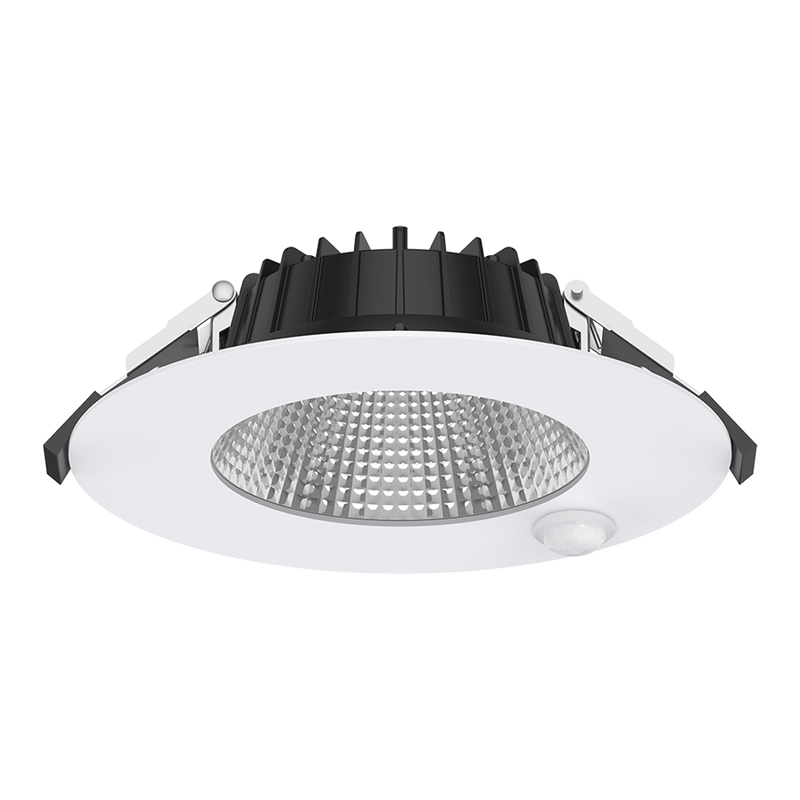 Downlight blanc SUROIT 190MM 12W 4000K 1680Lm 60° ON/OFF - 50.000H - Détection IR