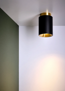 Plafonnier, Tobo C85, Noir, H13cm, DCWeditions