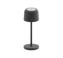 Lampe de table sans fil LED blanc chaud dimmable SOPHIA ROCK H20cm, Gris Anthracite