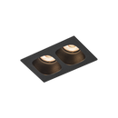 Plafonnier noir PIRRO 2.0 2700K 2X380LM