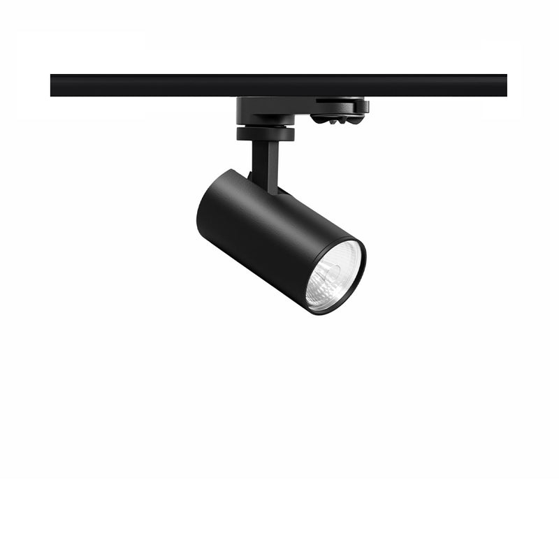 Spot PICOLO noir 9,5W 220-240V 15º/38º/60º SWITCH 2700K/3000K/4000K P.RAIL 1.300Lm