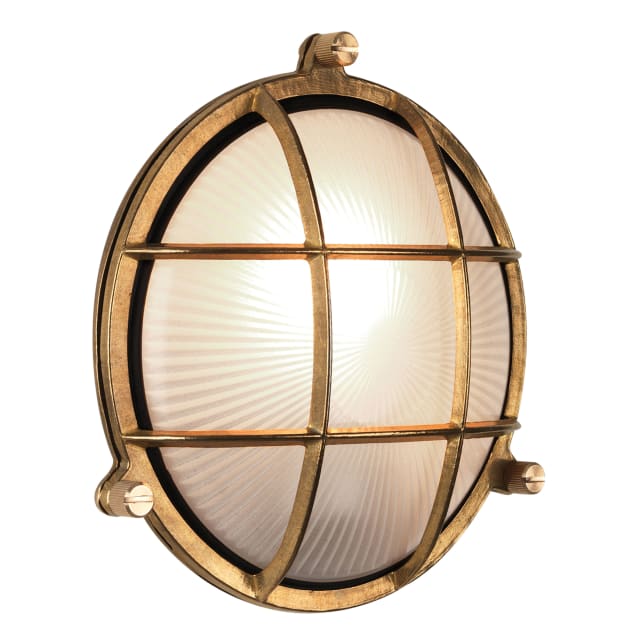 Applique exterieure ronde en laiton E27 42W  IP44