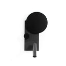 Applique KLEE gauche noir avec lecteur