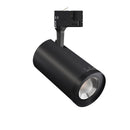 Spot sur Rail 3 Allumages ZOOM Power Switch 15/20/25W CCT switch 2700K/3200K/4000K 15 à 55° Noir