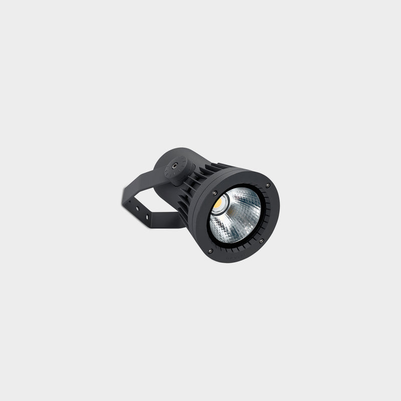 Projecteur et spot IP65 Hubble Cob LED ø126mm LED 13 Blanc chaud - 3 000 K ON-OFF Gris urbain 1167lm