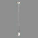 Kit Suspension 2,5m Blanc Texturé, LED E27 15W, CL.I