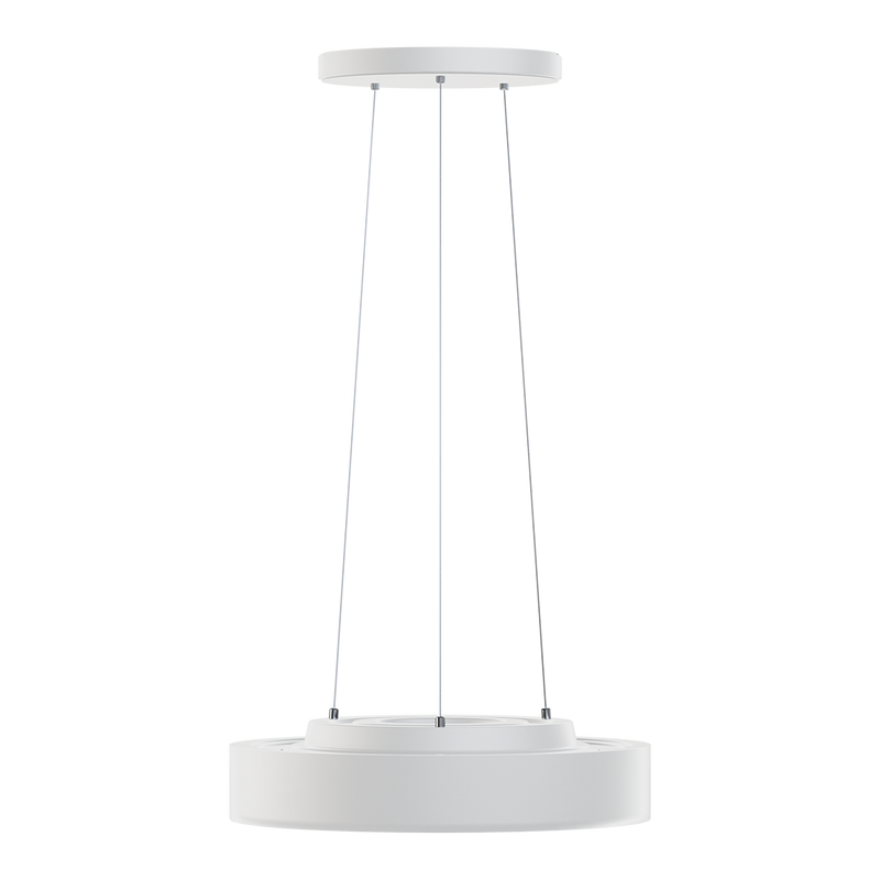 Suspension MOON 875mm Blanc mat 4000K 70W 90° prismatique ON/OFF