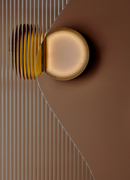 Applique, IP44, Poudrier, Or, LED 2700K, H20cm, DCWeditions