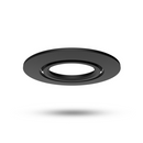 Collerette rond noir inclinable pour spot ÉCLAT II