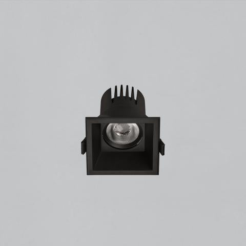 Spot encastré Move Carré x1 6cm LED 3000K Noir