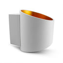 Applique murale blanc/doré up&down HOYA OBLIQUE ampoule G9 5W max