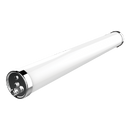 Tubulaire inox TUBI 1500MM opale 48W 4000°K 7.680Lm max IP65 - 100.000H