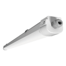 Boitier étanche COME 1550mm Gris 4000K 63W max Opale ON/OFF traversant