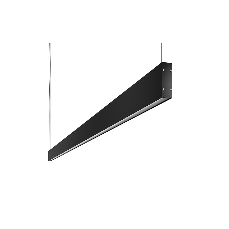 Linéaire suspendu EVO DUAL DE 1960mm 86W -230Vac-4000K - ON/OFF-Noir-DIF.OPAL-SUSP.