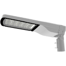 Tête de mat STACK 627mm Gris RAL9006 3000K 80W Asym routier ON/OFF