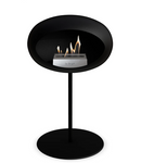 Cheminée Ethanol Steel Bas Noir