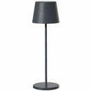 Lampe de table KELLY ROCK gris anthracite sans fil LED blanc chaud dimmable D blanc