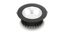 Downlight SETH 25W 8, 80°, CCT changing, collerette noire
