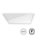 Pack de 6 Dalles Led ORACLE3 600x600 multipuissances 21>36W 120lm/W CCT 3000/3500/4000K IP20 UGR<17