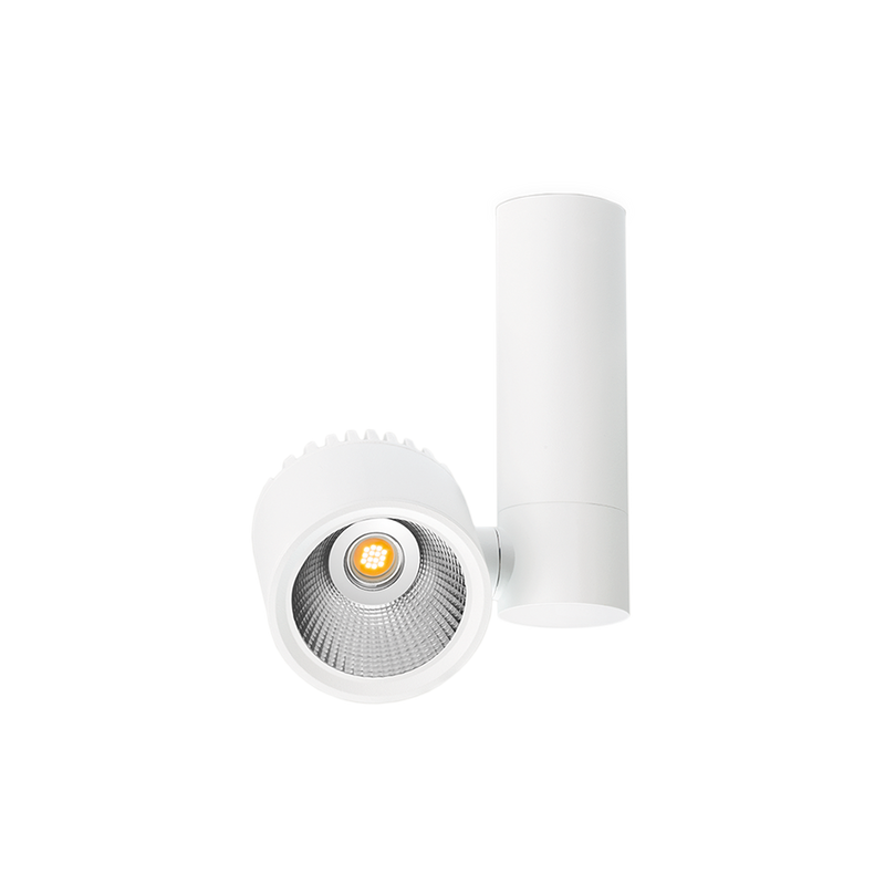 Downlight Zen Tube Surface 1 12W 3000K 42° Blanc