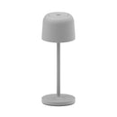 Lampe de table sans fil LED blanc chaud dimmable SOPHIA H20cm, Gris