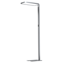 Luminaire sur pied FLOW 610mm Aluminium  RAL9006 4000K 60W UP&DOWN Gradable