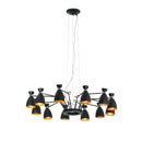 Suspension RETRO ET CUIVRE 12L 12 X E14 MAX 20W