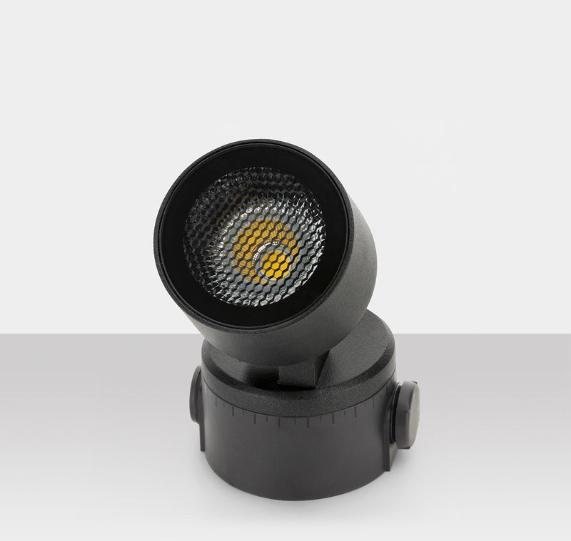 Spot NOA 50 Wall LED 3000K 9W Anthracite Grille Nid d'Abeille Honey
