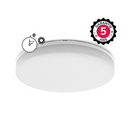 PLAFONNIER LED ROND Ø280 18W 4000K + DÉTECTEUR AVEC PRÉAVIS D'EXTINCTION - GARANTIE 5 ANS