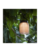 Lampion solaire à suspendre cendre 2700K 200lm