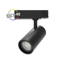 Spot LED sur rail noir COOL II 25W 3000K 2500 LM IRC90 + ADAPTATEUR RAIL 3 ALLUMAGES