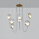 Suspension HALO Chandelier8L Or