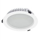 Downlight Blanc TERTIA 190MM 18W CCT 3000/3500/4000K 2160Lm max 90° UGR<19 prismatique IP44