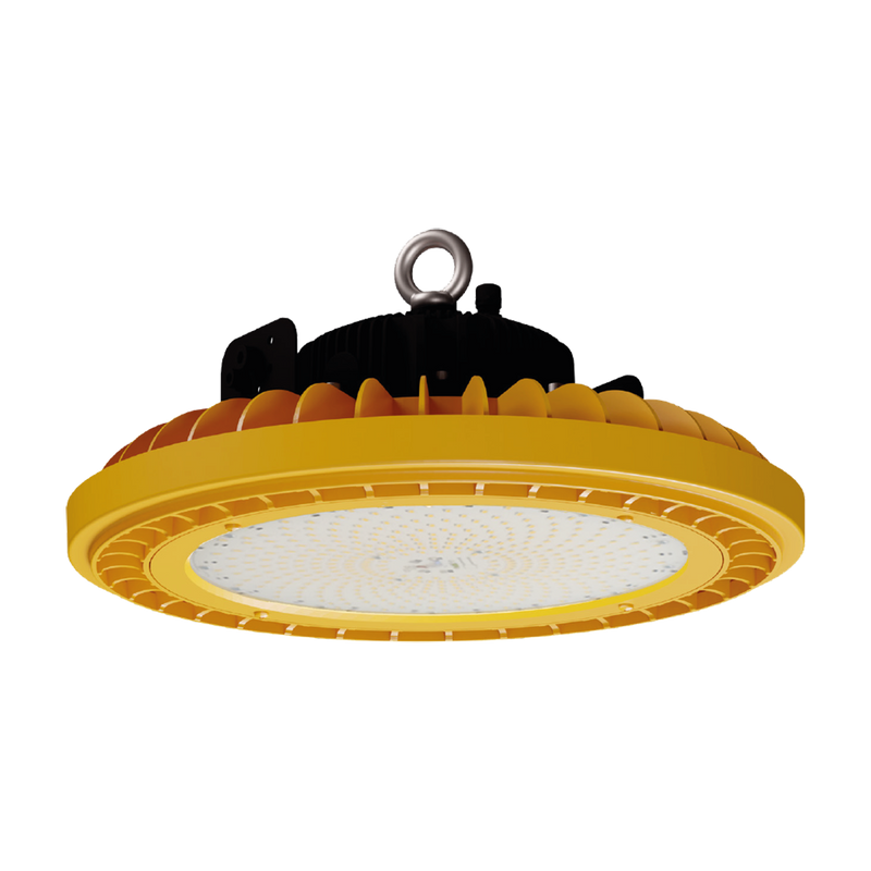 Cloche UFO ATEX OREX 390MM jaune 160W 4000K 24000Lm 120° ON/OFF IP66 - 90.000H