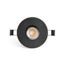 Spot NIVA Pinhole fixe noir 1 X GU10 IP20