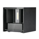 VT-759-12 11W LAMPE MURALE BRIDGELUX CHIP 3000K NOIR CARRE