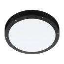 Hublots rond MARITE 350mm noir RAL9005 3000K 25W 110° ON/OFF