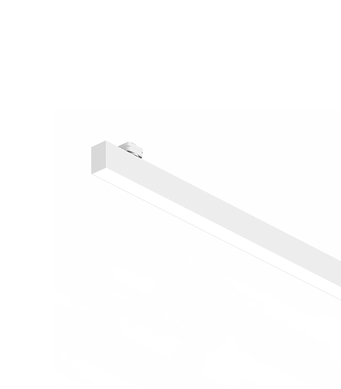 Linéaire pour rail triphasé KALIS T DPR 4000 lm 34 W 840 L1405 mm On-Off IP20 Blanc
