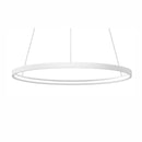 Suspension circulaire blanche ZERO IN 1000MM 63W 4000°K DALI