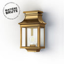 Applique LOUIS PHILIPPE I en laiton brut 75W E27 IP44