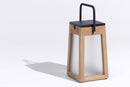 Lanterne solaire TECKA Teck naturel