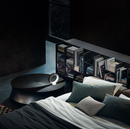 Lampe de table noire ASSOLO APPOGGIO LED