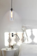 Suspension ILO ILO Ø90mm H240mm en verre E27