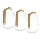 Lot de 3 lampes Bamboo Balad